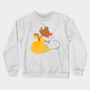 A Dress Making Mouse Crewneck Sweatshirt